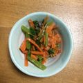 よーはるまー's cooksnap of when they made 【話題入り】小松菜と人参のナムル.