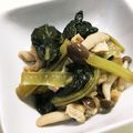 蒼の雫sp's cooksnap of when they made ルクエで簡単！小松菜と油揚げの煮浸し.