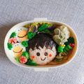 ♡pana♡'s cooksnap of when they made キャラ弁 まるちゃん ちびまる子ちゃん.