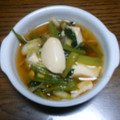 みとー's cooksnap of when they made めんつゆで♪ほうれん草と豆腐のとろみ煮.