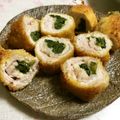 ☆Rokko☆'s cooksnap of when they made ☆つるむらさきチーズ入り肉巻きフライ☆.