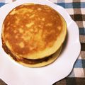 桜ぼたん's cooksnap of when they made ＊感激！カフェ風なパンケーキ＊.