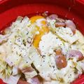 あさぱん15's cooksnap of when they made 春キャベツとウインナーのカルボナーラ風.