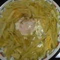 （の_の。）'s cooksnap of when they made ベーコンポテトの巣ごもり卵　スキレットで.