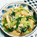 まぶたん's cooksnap of when they made 小松菜と大根とちりめんじゃこの炒め物.