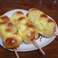 snoopysukisuki's cooksnap of when they made ソーセージマヨパン.