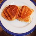 eiyoushi's cooksnap of when they made ディナーロールのホットサンド.