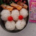 eiyoushi's cooksnap of when they made 3色(食？)、フリフリおにぎりボール！.