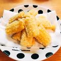 ありみな's cooksnap of when they made トウモロコシの天ぷら／夏の旬野菜.