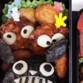 chonmamam's cooksnap of when they made キャラ弁☆ミートボールでまっくろくろすけ.