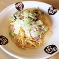 take♪aki♪'s cooksnap of when they made ハムキャベツのワンポットクリームパスタ♬.