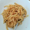 りりティー's cooksnap of when they made たらこふりかけのクリームスパゲティー.
