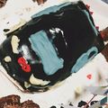 ちびうさみいちゃん's cooksnap of when they made 彼のお誕生日に♡簡単ツヤツヤ車のケーキ♪.