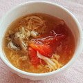 nokotan3's cooksnap of when they made とても簡単なトマタマサンラータン風スープ.