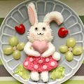 はらぺこしろうさぎ's cooksnap of when they made 『うさぎちゃん』弁当♡キャラ弁.