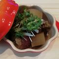 クックJ6EAK0☆'s cooksnap of when they made 愛情たっぷり♡わが家の牛バラと大根の煮物.