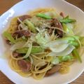 シュレックの嫁's cooksnap of when they made アスパラの鶏ガラスープで簡単パスタ.
