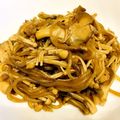 かにょ子's cooksnap of when they made 簡単！しらたきとえのきのピリ辛炒め.