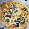 くるくるくるみ♪'s cooksnap of when they made ベーコンとほうれん草のキッシュ.