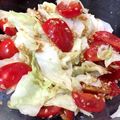 クックHXJ41O☆'s cooksnap of when they made プチトマトとキャベツのごま和え♪.