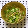 おはなすき's cooksnap of when they made 超簡単！オクラとカイワレの納豆和え.