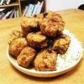 藍の色's cooksnap of when they made おから感なし♪100％おからコロッケ.