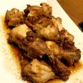 isamu1364's cooksnap of when they made 圧力鍋で！鶏手羽元の簡単ほろほろ味噌煮.