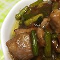 tanoyuki's cooksnap of when they made 鶏ももとニンニクの芽の黒酢あんかけ.