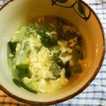 YCHキッチン's cooksnap of when they made 【簡単】美味いふわふわ卵スープ.