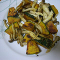 conn's cooksnap of when they made かぼちゃとしめじのクレソル炒め.
