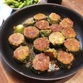 ばたみそーぱん☆'s cooksnap of when they made 簡単☆ゴーヤの肉詰め♪ピリ辛おつまみに♪.