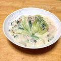 おじ☆さん's cooksnap of when they made チンゲン菜のクリーム煮♪簡単牛乳と片栗粉.