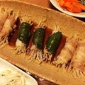 さくここみわ's cooksnap of when they made もやしの豚と大葉巻き、ピリ辛ポン酢.