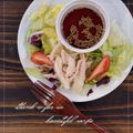ramuneᐝiRo's cooksnap of when they made サラダチキンで簡単ごまサラダ！.
