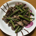 ☆しづ姉☆'s cooksnap of when they made 砂肝とにんにくの芽の炒め物.