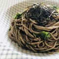 ばぢこ's cooksnap of when they made 黒ごまたっぷり香味そば.