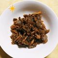 ひトみ's cooksnap of when they made きのことコンニャクの煮物.