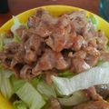アザラシ農場's cooksnap of when they made 簡単＊豚こま肉のテリマヨ丼＊.