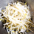 azbjbn's cooksnap of when they made シャキシャキ！白く仕上がるもやしの下処理.