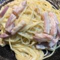 わたるんママ's cooksnap of when they made フライパンで簡単カルボナーラ.