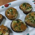 ちびっことんとん's cooksnap of when they made 味噌マヨチーズの絶品おつまみしいたけ！.