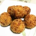 KUMI KUMI's cooksnap of when they made リメイク肉じゃがコロッケ☆.