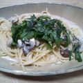 毎日えがお's cooksnap of when they made 簡単♪きのこの豆乳クリームパスタ♡.