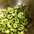 ☆hiroppy☆'s cooksnap of when they made 【下処理】ゴーヤの苦味取り.