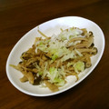 suou1106's cooksnap of when they made もやしときのこの柚子胡椒炒め.