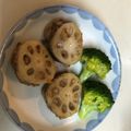 みのむしざえもん's cooksnap of when they made ポン酢で(*´∀｀)レンコンのはさみ焼き.