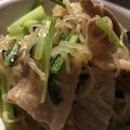 no1642's cooksnap of when they made 簡単豚肉こんにゃく小松菜すき焼き風炒め煮.