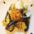 ♡kumako2♡'s cooksnap of when they made レンジで簡単★蒸しナスのおひたし★.