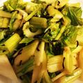 ♡kumako2♡'s cooksnap of when they made 超簡単材料3つ！セロリの塩昆布炒め.