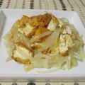 ふんわりしょこら's cooksnap of when they made 厚揚げと新玉ねぎの味噌炒め.